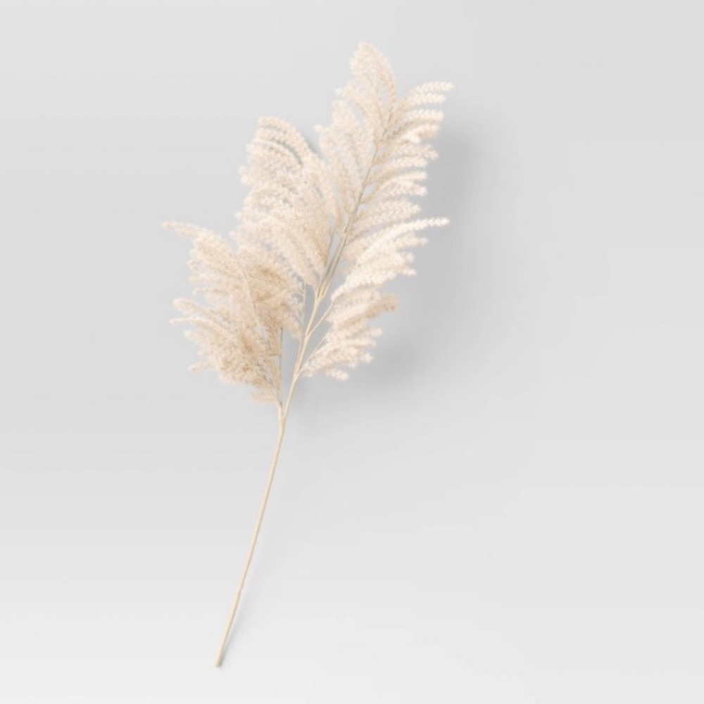 Beige Grass Reed Stem Arrangement -3 piece set